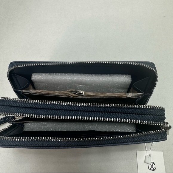 CXL‎ Christian Lacroix Jasper Barrel Satchel Crossbody Denim Blue Free Wallet - Picture 10 of 14